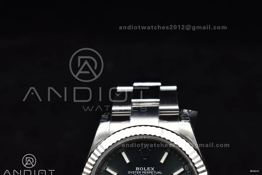 Dial VS3235 1:1 On Oyster DateJust SS 904L 41 Bracelet Edition 126334 Green Best VSF 0512